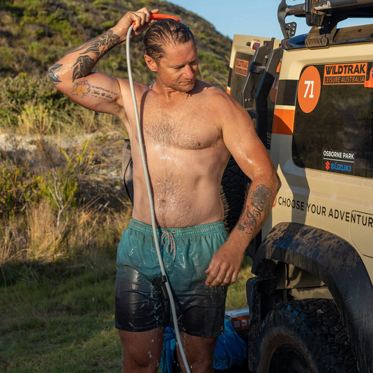 WILDTRAK 12V CAMP SHOWER RECHARGEABLE