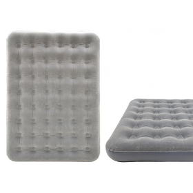 WILDTRAK QUEEN COIL BEAM FLOCKED AIRBED 
