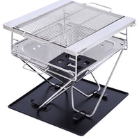 WILDTRAK FRONTIER 450 STAINLESS STEEL FOLDING BBQ