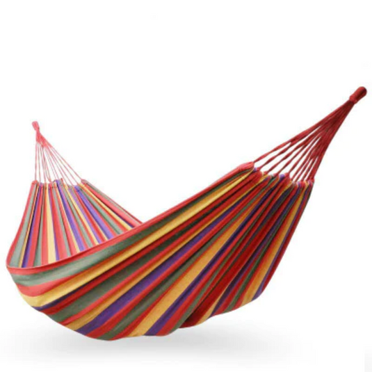 WILDTRAK TRAVEL HAMMOCK CANVAS WITH CARRY BAG 200X100CM