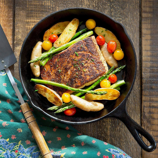 WILDTRAK CAST IRON FRYING PAN SET OF 3