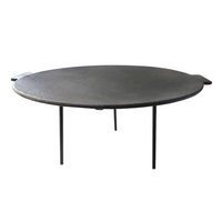 WILDTRAK CAST IRON CAMP FIRE GRILL PAN 45CM