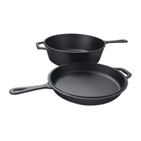 WILDTRAK CAST IRON COMBO COOKER 3.2 QUART