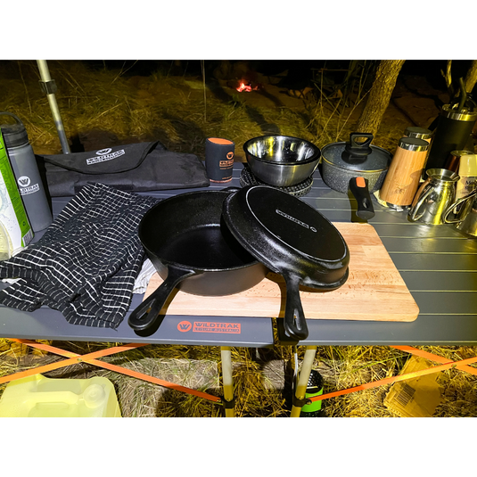 WILDTRAK CAST IRON COMBO COOKER 3.2 QUART