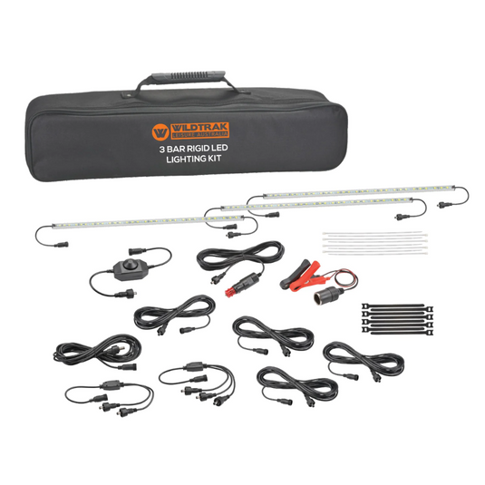 WILDTRAK LUMINITE 300 3 X RIGID BAR LED WATERPROOF LIGHTING KIT