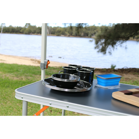 WILDTRAK PREMIUM ENAMEL DINNER SET 12 PIECE