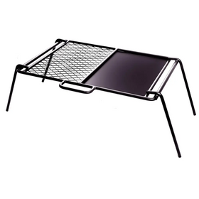 WILDTRAK FLAT PLATE AND GRILL LARGE CAMP COOKER 650 X 425 X 240MM