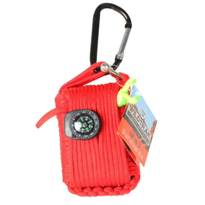 Load image into Gallery viewer, WILDTRAK 8 PIECE 12 IN 1 SURVIVAL KIT 
