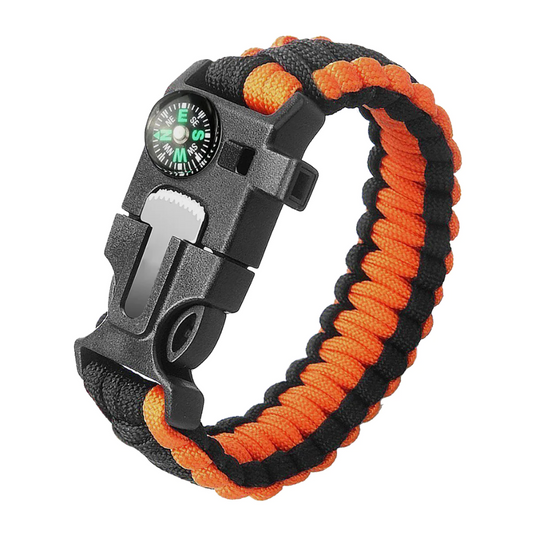 WILDTRAK SURVIVAL BRACELET WITH COMPASS
