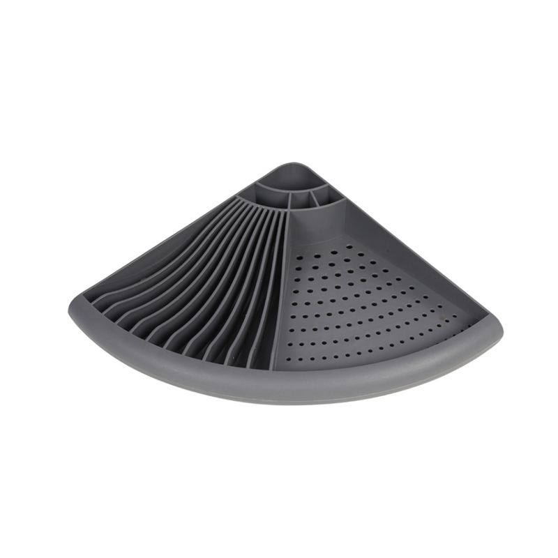 Load image into Gallery viewer, WILDTRAK DISH CORNER RACK WITH DRIP TRAY
