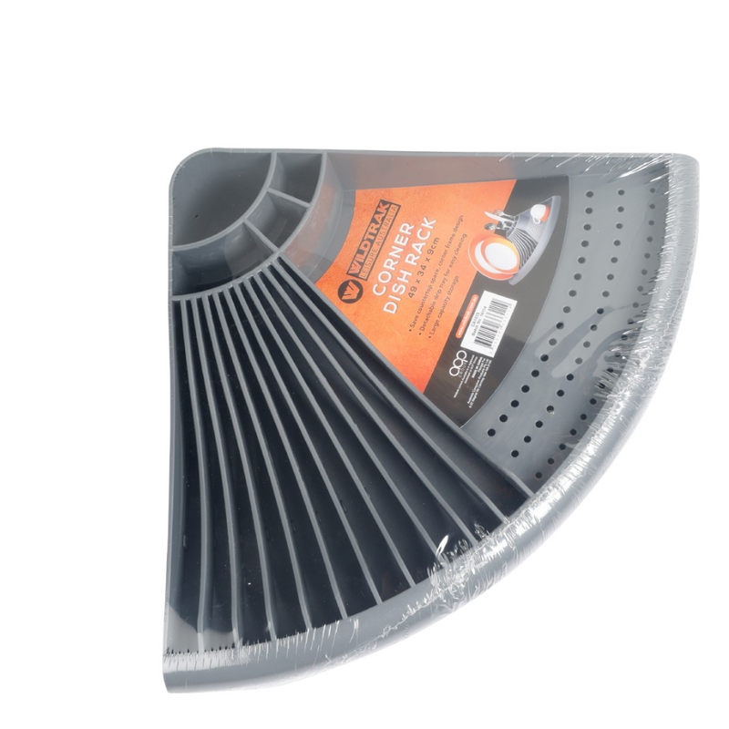 Load image into Gallery viewer, WILDTRAK DISH CORNER RACK WITH DRIP TRAY
