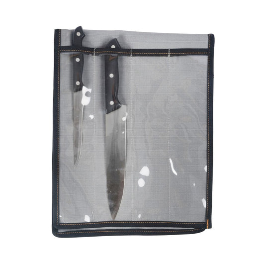 WILDTRAK EXPLORER 400GSM RIPSTOP CANVAS 4PC KNIFE WRAP