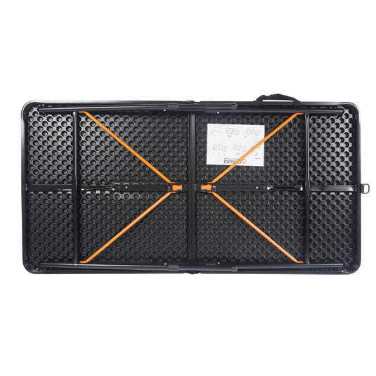 WILDTRAK TABLE 122CM BI FOLD BLACK