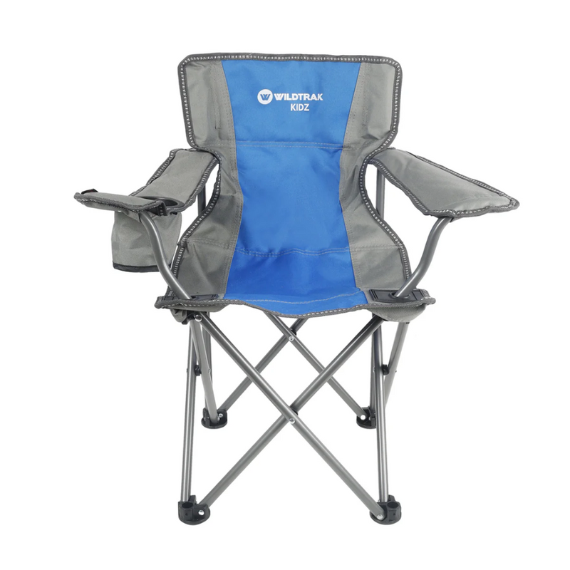 Load image into Gallery viewer, WILDTRAK KIDZ CAMP CHAIR BLUE 
