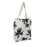 GOOD VIBES BEACH BAG WITH INNER POCKET ZIP CLOSURE HAVANA