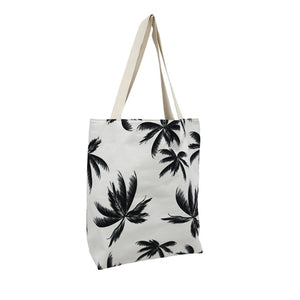 GOOD VIBES BEACH BAG WITH INNER POCKET ZIP CLOSURE HAVANA