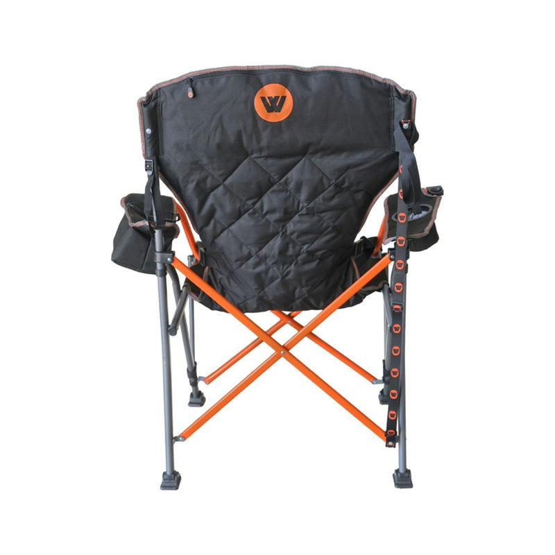 Load image into Gallery viewer, WILDTRAK OUTBACK TITAN DELUXE 300KG LUMBAR CAMP CHAIR
