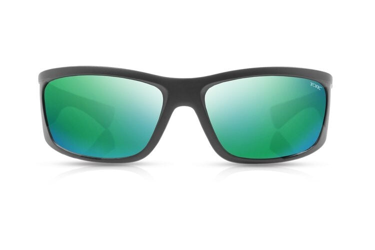 Load image into Gallery viewer, TONIC SHIMMER MATTE BLACK [LENS:GLASS GREEN MIRROR]

