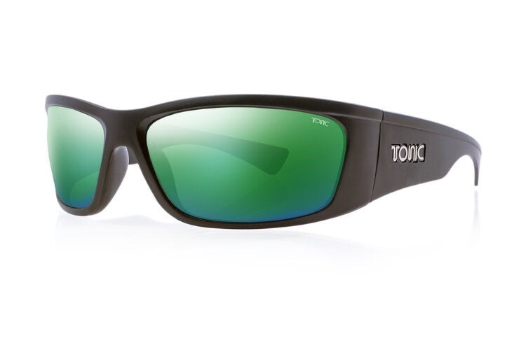 Load image into Gallery viewer, TONIC SHIMMER MATTE BLACK [LENS:GLASS GREEN MIRROR]
