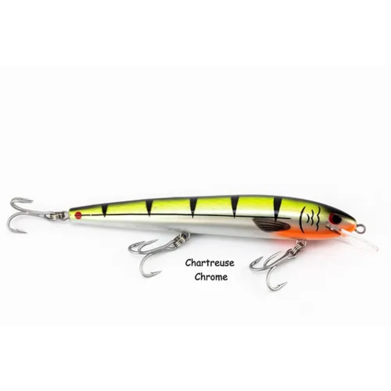 Load image into Gallery viewer, RAPTOR LURES DOMINATOR 7&quot; [CLR:CHARTREUSE CHROME]
