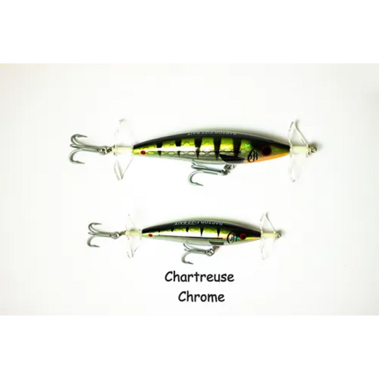 RAPTOR LURES FIZZ BAIT [SZ:115MM CLR:CHARTREUSE CHROME]