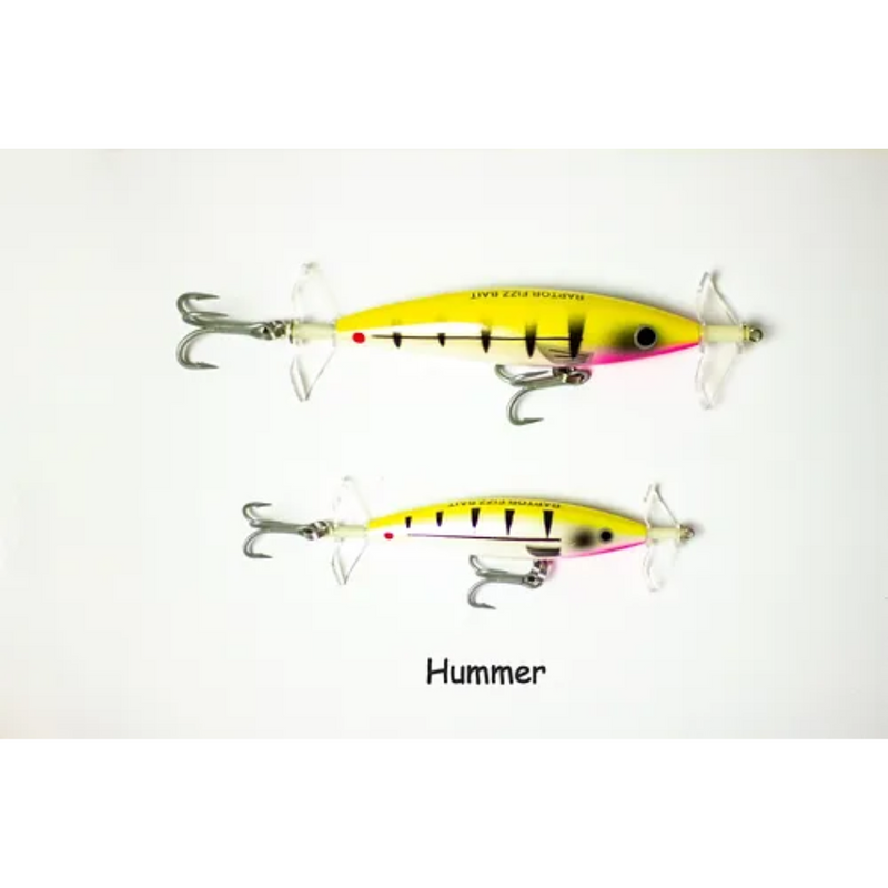 Load image into Gallery viewer, RAPTOR LURES FIZZ BAIT [SZ:115MM CLR:HUMMER]
