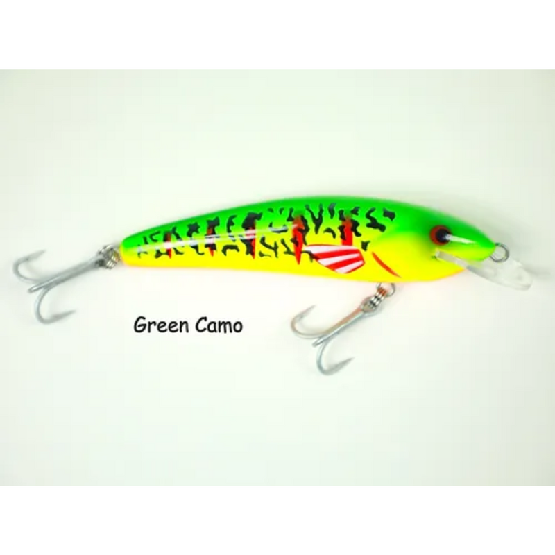 Load image into Gallery viewer, RAPTOR LURES JACK SNAX 4&quot; [SZ:+3 CLR:GREEN CAMO]
