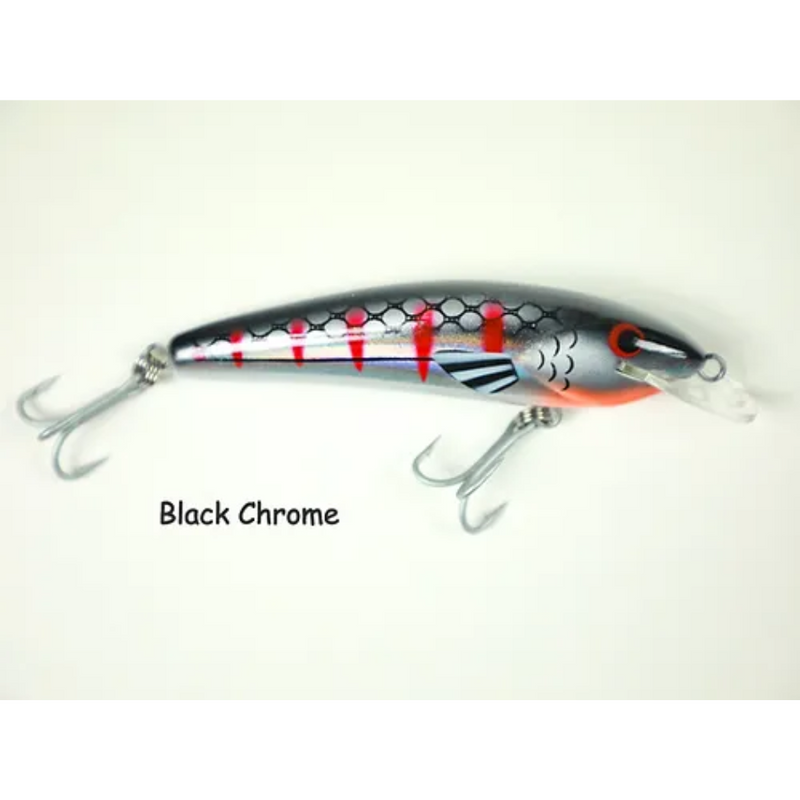 Load image into Gallery viewer, RAPTOR LURES JACK SNAX 4" [SZ:+3 CLR:BLACK CHROME]
