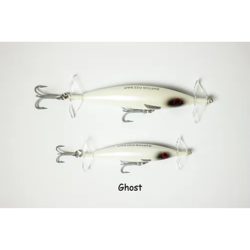 Load image into Gallery viewer, RAPTOR LURES FIZZ BAIT [SZ:115MM CLR:GHOST]
