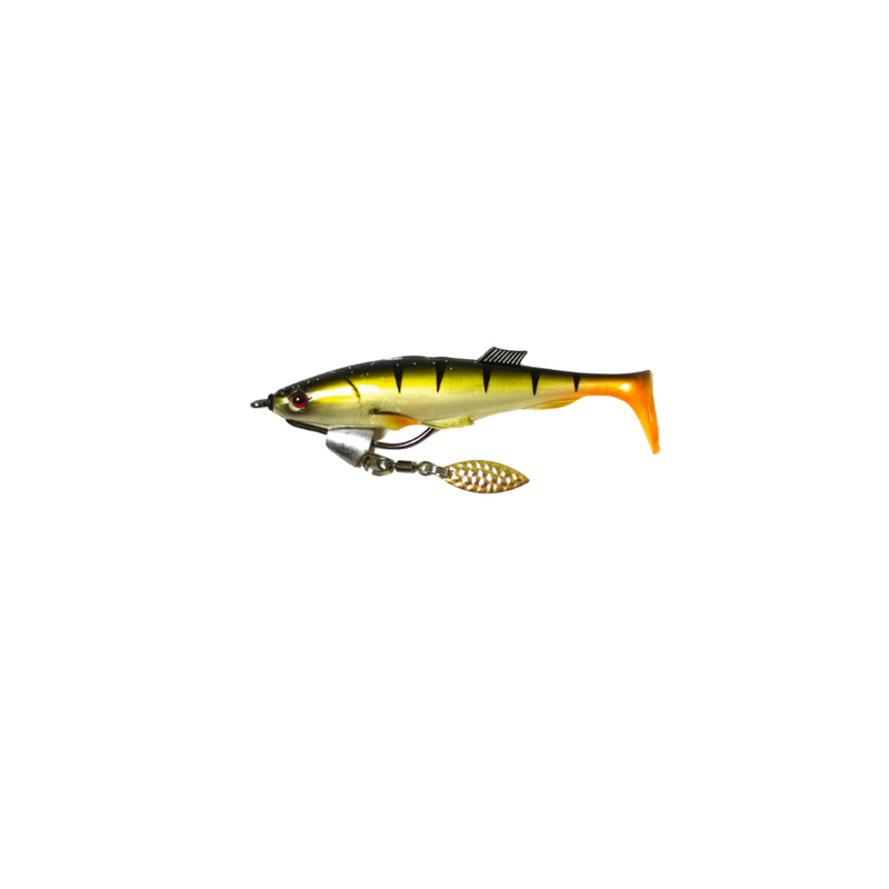 Load image into Gallery viewer, RAPTOR LURES KAMIKAZE 5" [CLR:TIGER PERCH]
