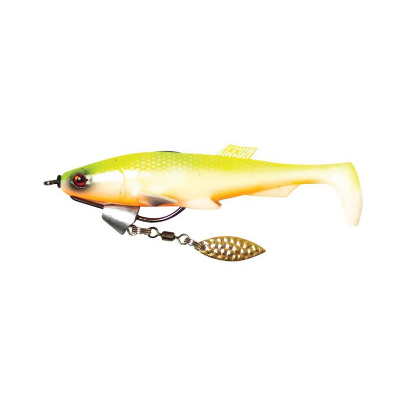Load image into Gallery viewer, RAPTOR LURES KAMIKAZE 5&quot; [CLR:CHARTREUSE PEARL]
