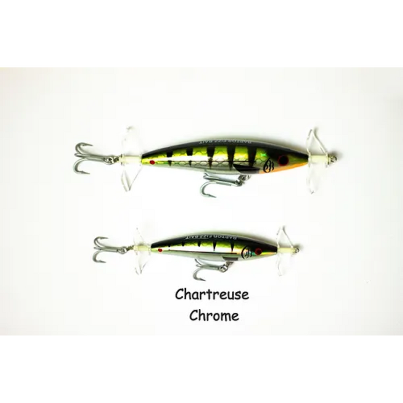 Load image into Gallery viewer, RAPTOR LURES FIZZ BAIT [SZ:85MM CLR:CHARTREUSE CHROME]

