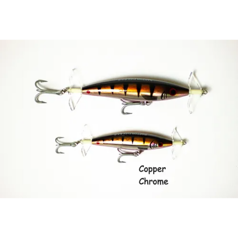 Load image into Gallery viewer, RAPTOR LURES FIZZ BAIT [SZ:85MM CLR:COPPER CHROME]
