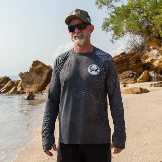 STAUNCH CRAB FISHING SHIRT MENS BLACK 2XL [CLR:BLACK SZ:2X-LARGE]