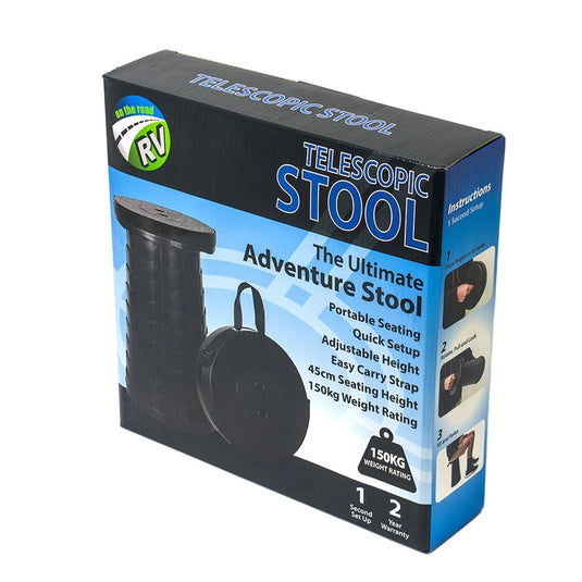 ON THE ROAD RV TELESCOPIC PORTABLE STOOL