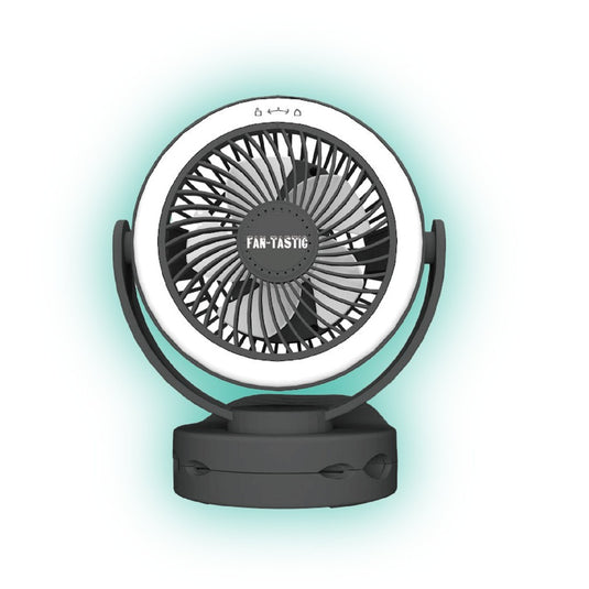 FANTASTIC 12V CLIP ON FAN PORTABLE RECHARGEABLE LITHIUM 