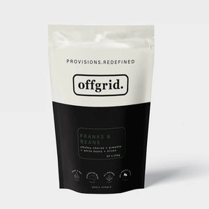 OFFGRID FRANKS AND BEANS 250 GRAMS