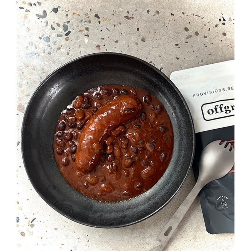 Load image into Gallery viewer, OFFGRID FRANKS AND BEANS 250 GRAMS
