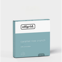 OFFGRID MILK CHOCLATE CARAMEL AND RICE 65 GRAMS