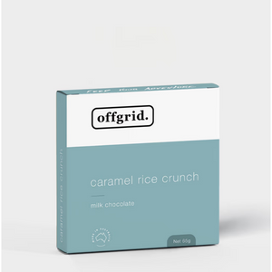 OFFGRID MILK CHOCLATE CARAMEL AND RICE 65 GRAMS