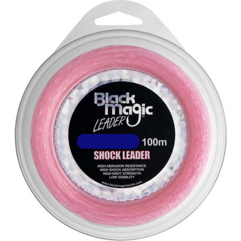 Load image into Gallery viewer, BLACK MAGIC SHOCK LEADER PINK [WEIGHT:60LB]

