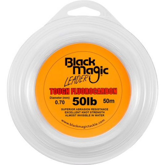 BLACK MAGIC TOUGH FLUOROCARBON 50M [WEIGHT:60LB]
