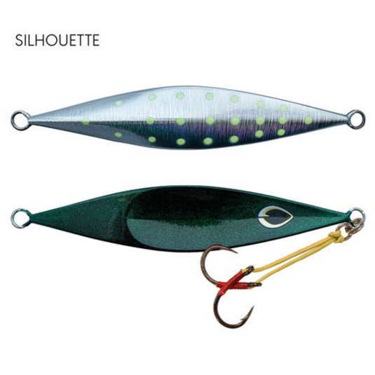 BLACK MAGIC FLIPPER JIG [SZ:100G CLR:SILHOUETTE]