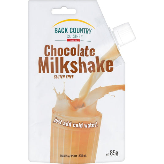 BACK COUNTRY CHOCOLATE MILKSHAKE