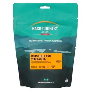 BACK COUNTRY ROAST BEEF AND VEG REGULAR