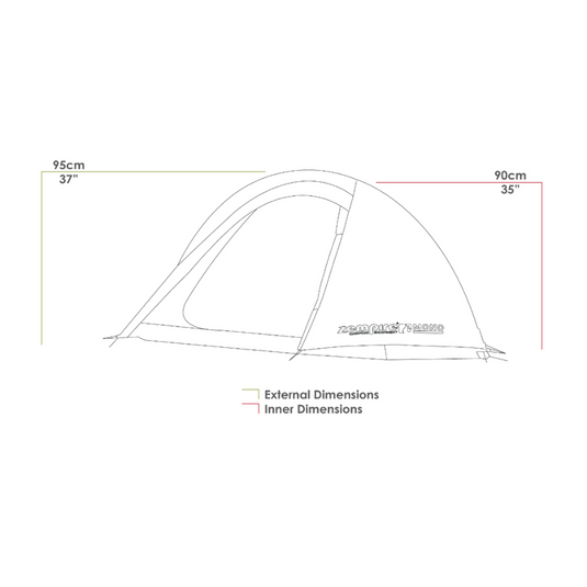 ZEMPIRE MONO 1 PERSON HIKING TENT