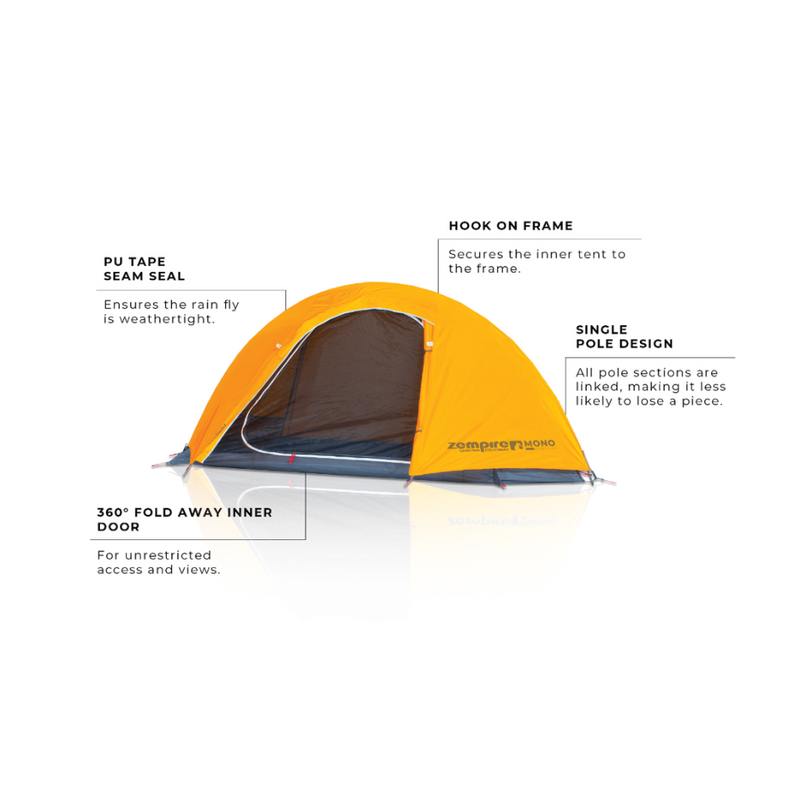 Load image into Gallery viewer, ZEMPIRE MONO 1 PERSON HIKING TENT
