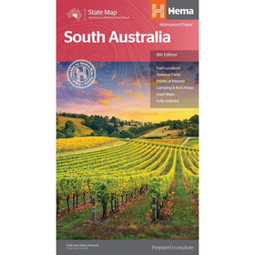 HEMA SOUTH AUSTRALIA STATE MAP 