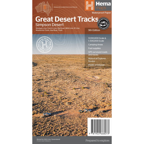 HEMA GREAT DESERT TRACKS SIMPSON DESERT
