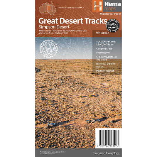HEMA GREAT DESERT TRACKS SIMPSON DESERT